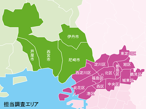 担当エリア地図