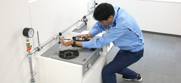 ガス消費機器の安全調査イメージ