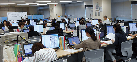 電気工事の受付イメージ